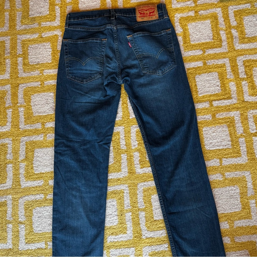 Levi’s 502 Men’s Taper Jeans W30 L30, Style 06690-110, Medium Blue Stretch Denim - Picture 4 of 11